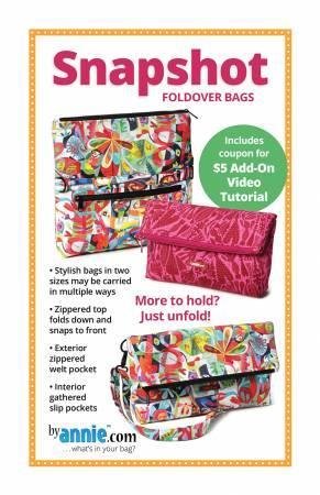 Snapshot Foldover Bag By Annie