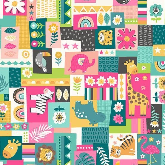 Montage Pink - TP-2604-P In the Jungle