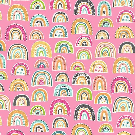 Rainbows Pink - TP-2605-P In the Jungle