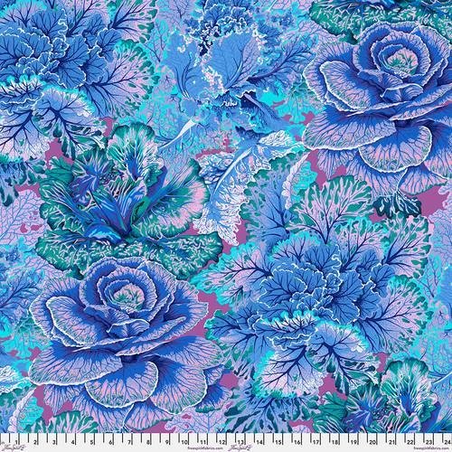 Curly Kale - Blue Kaffe Fassett