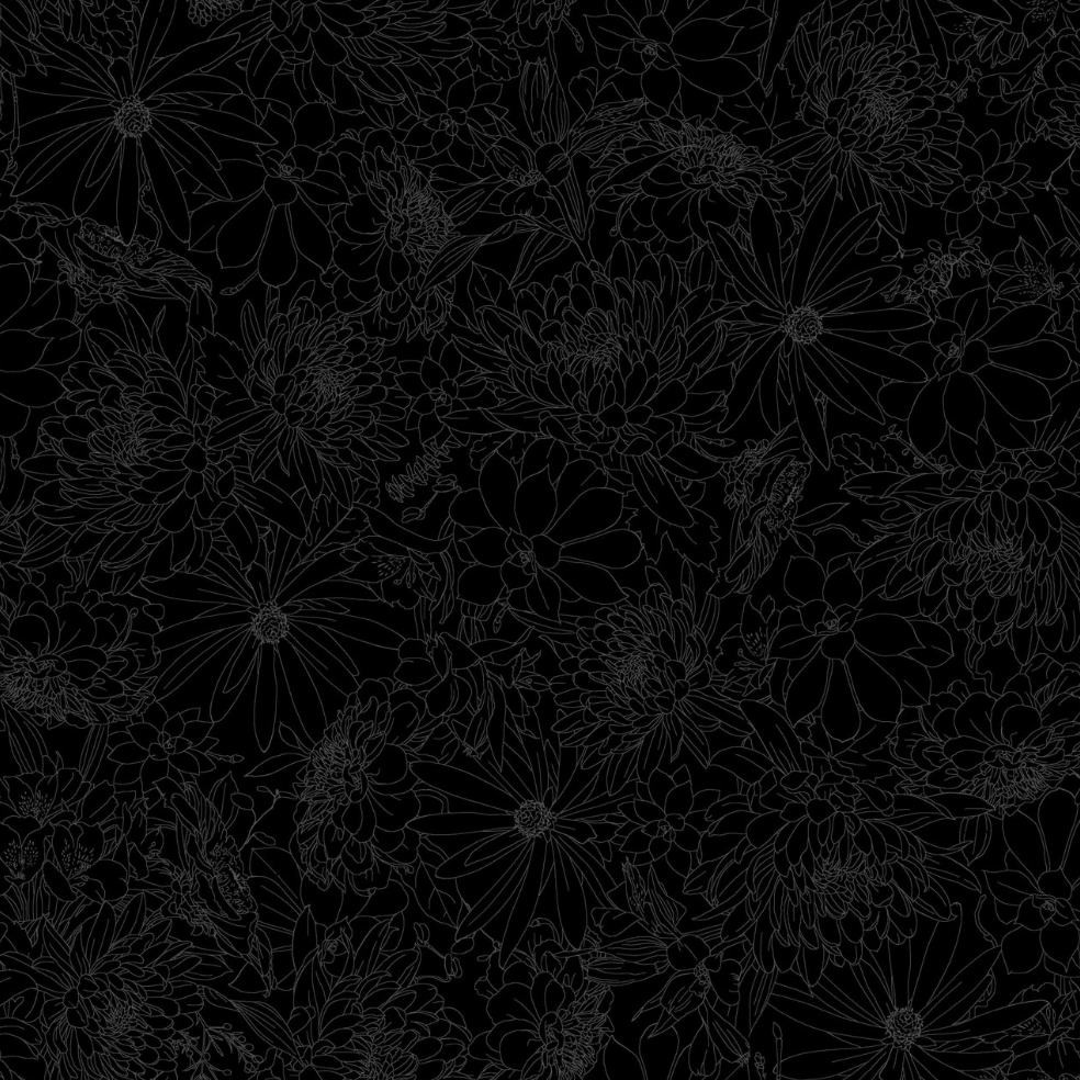 Blossom - Black MAS328-J Solitaire