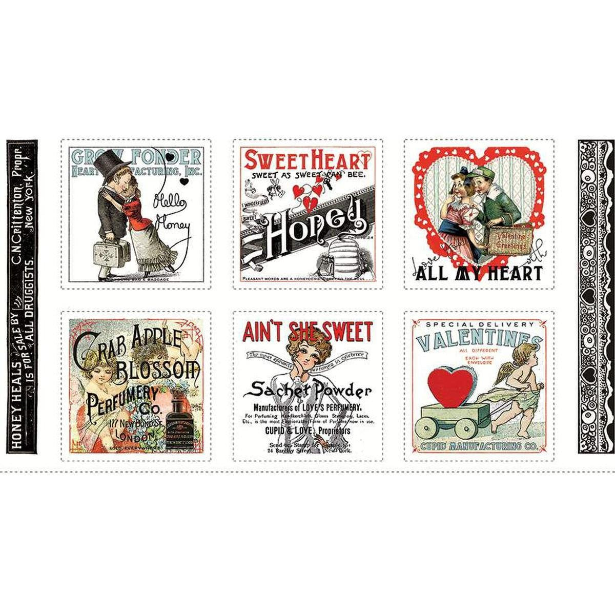 Valentine Ads Patch Panel All My Heart