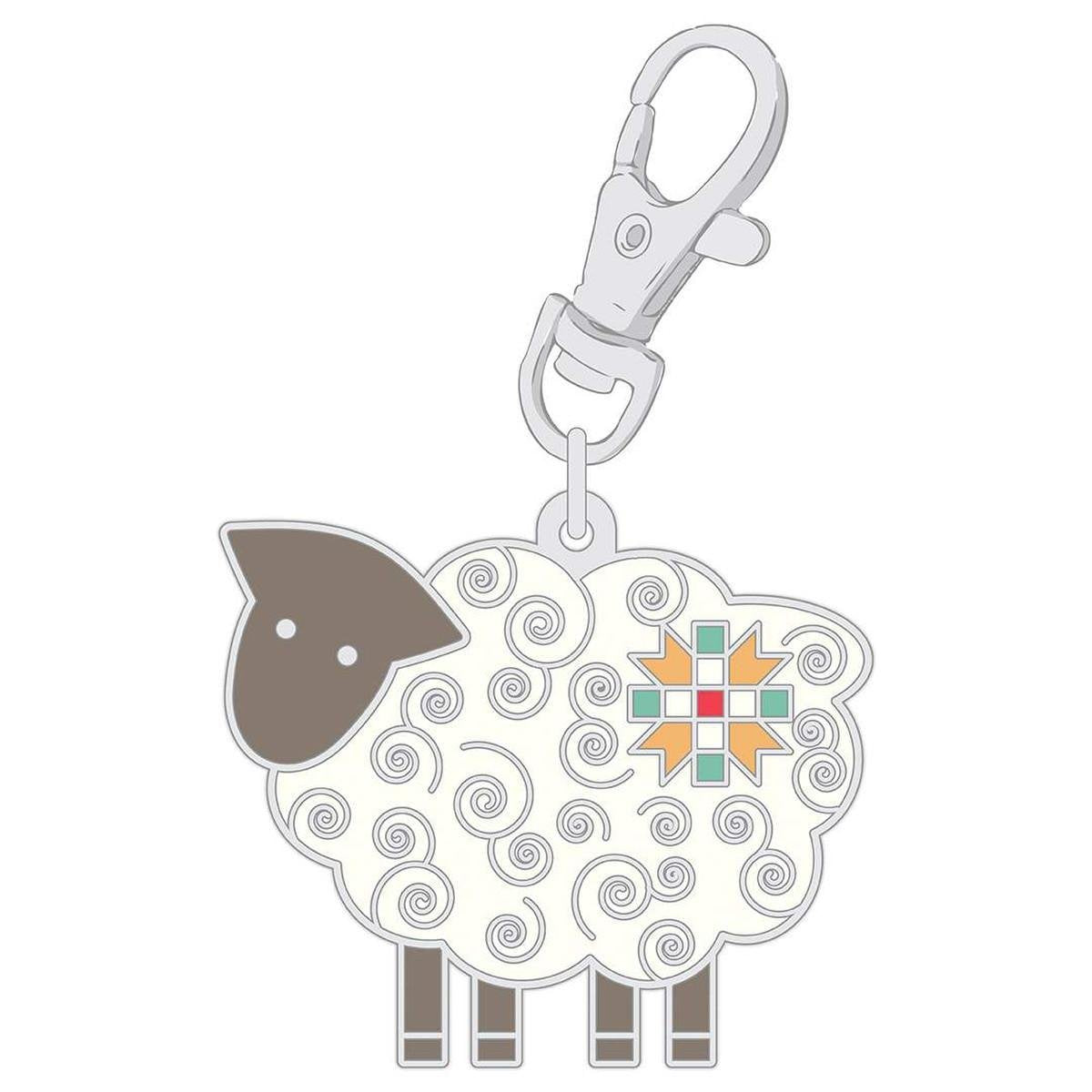 Enamel Happy Charm - Sheep Lori Holt