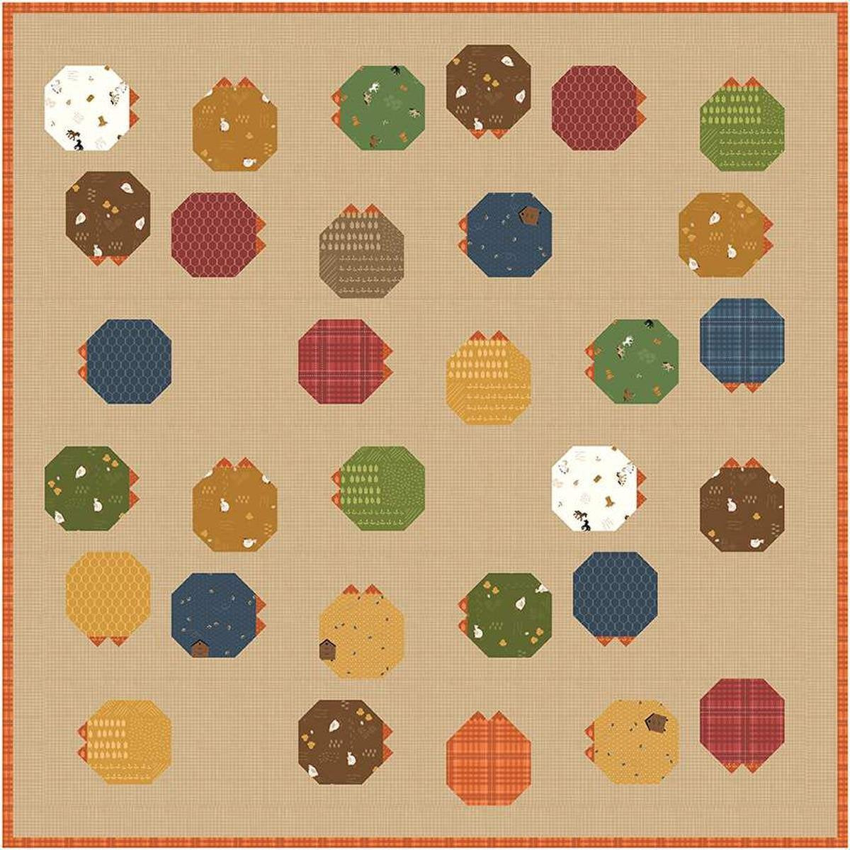 Scattered Chicks Quilt Pattern