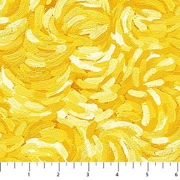 Starry Night • Yellow Brushstroke
