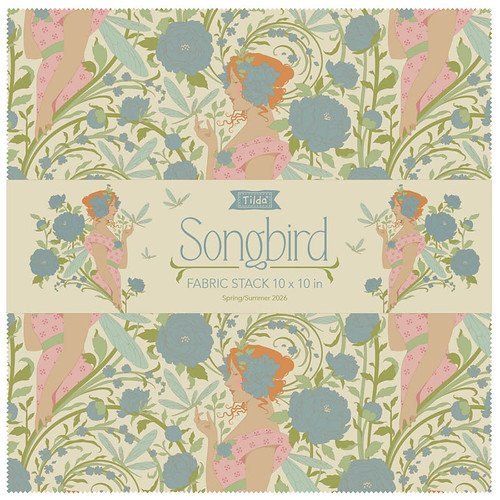 Songbird - 10" Fabric Stack 40pc • Tilda
