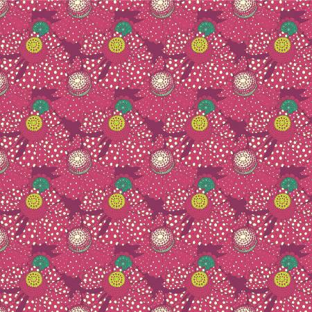 Plum - Polka Flower • Sunshine & Foliage