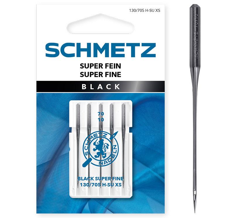 Schmetz Black Super Fine Needle 70/10