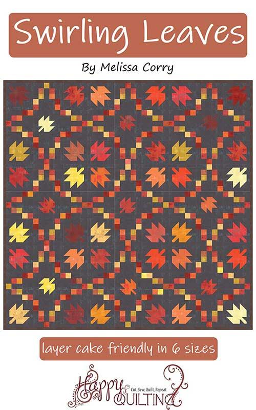 Swirling Leaves - G HQ 131 • Happy Quilting