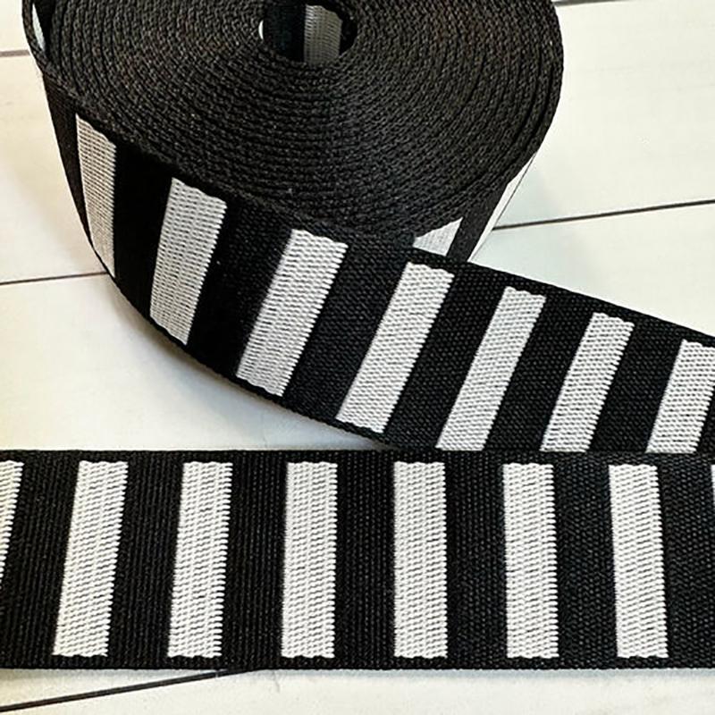 Bold Stripe Web Black/White SSCWEB 03