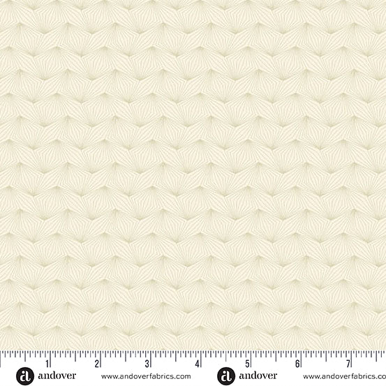 Zig Zag Cream - Nightfall by Andover Fabrics