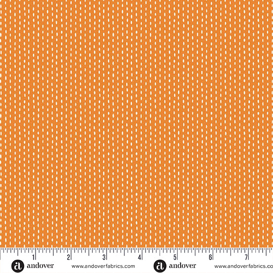 Stitch Line Orange - Nightfall by Andover Fabrics