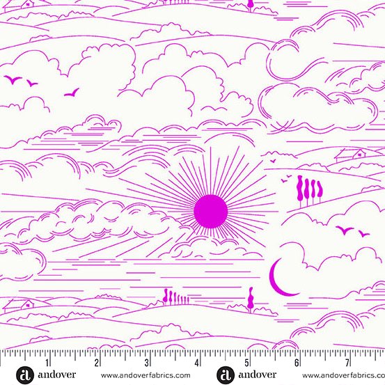 Magenta Dwell A-1219-P2 • Sun Print Whisper