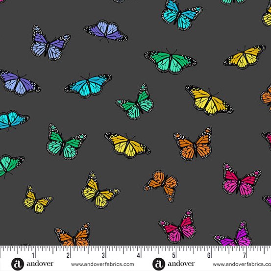 Color Wheel - A 1143 K Night Butterfly Rainbow • Alison Glass