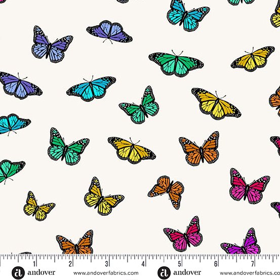 Color Wheel - A 1143 L Day Butterfly Rainbow • Alison Glass