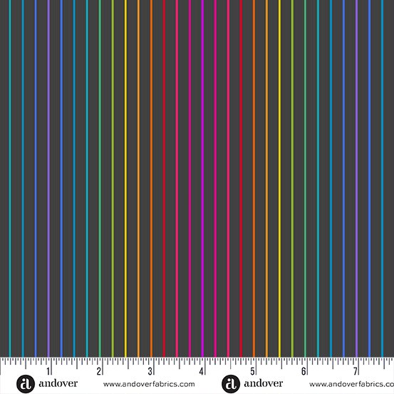 Color Wheel - A 1147 K Night Spectrum Stripe • Alison Glass