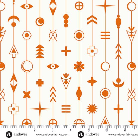 Flame Gaze A-1554-O • Sun Print Whisper