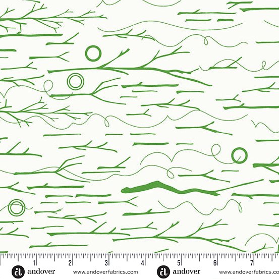 Grass Sticks and Twine A-1555-G • Sun Print Whisper