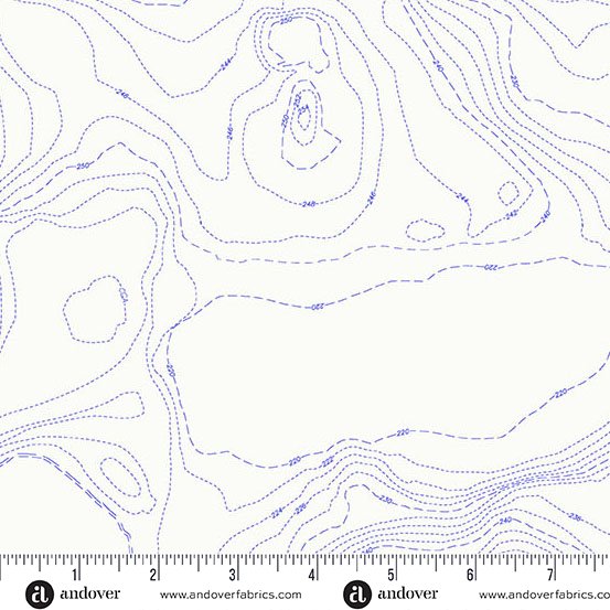 Pond Topography A-1557-B • Sun Print Whisper