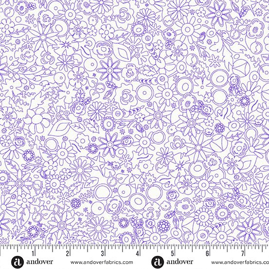 Violet Woodland A-1558-P2 • Sun Print Whisper