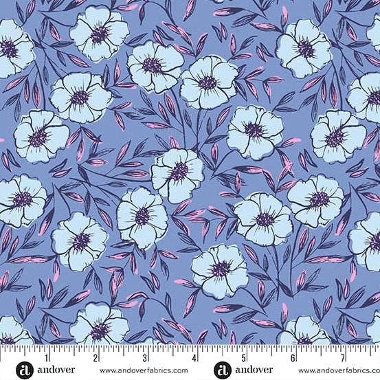 Denim Bouquet Bliss A-1567-B • Petals & Stitches