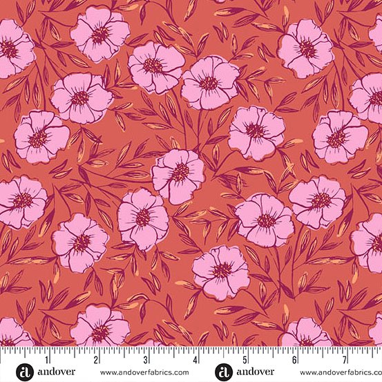 Rust Bouquet Bliss A-1567-O • Petals & Stitches
