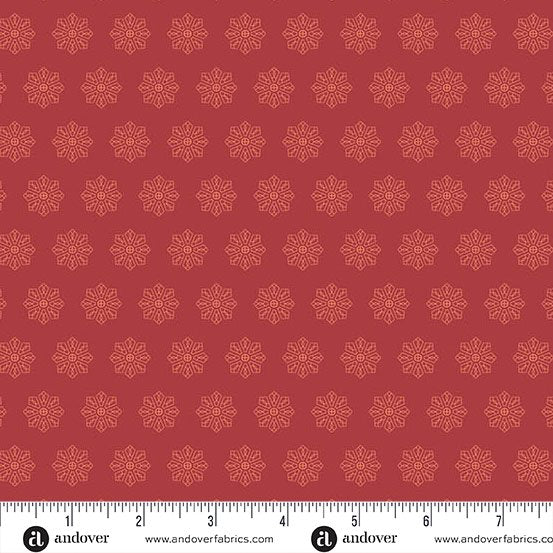 Dark Amber Tiled Dresden A-1568-O • Petals & Stitches