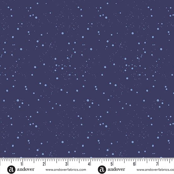 Indigo Tinted Dots A-1571-B • Petals & Stitches