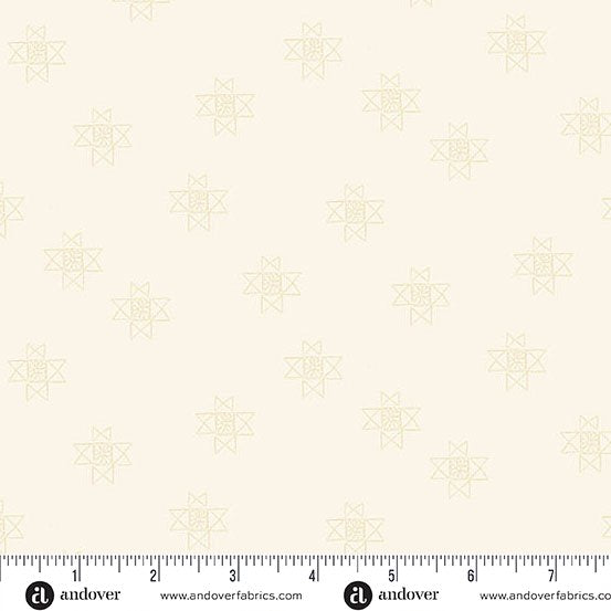 Cream Ohio Star A-1572-L • Petals & Stitches