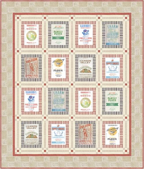 Farm and Garden Feed Sack Picnic Kit • Cathe Holden