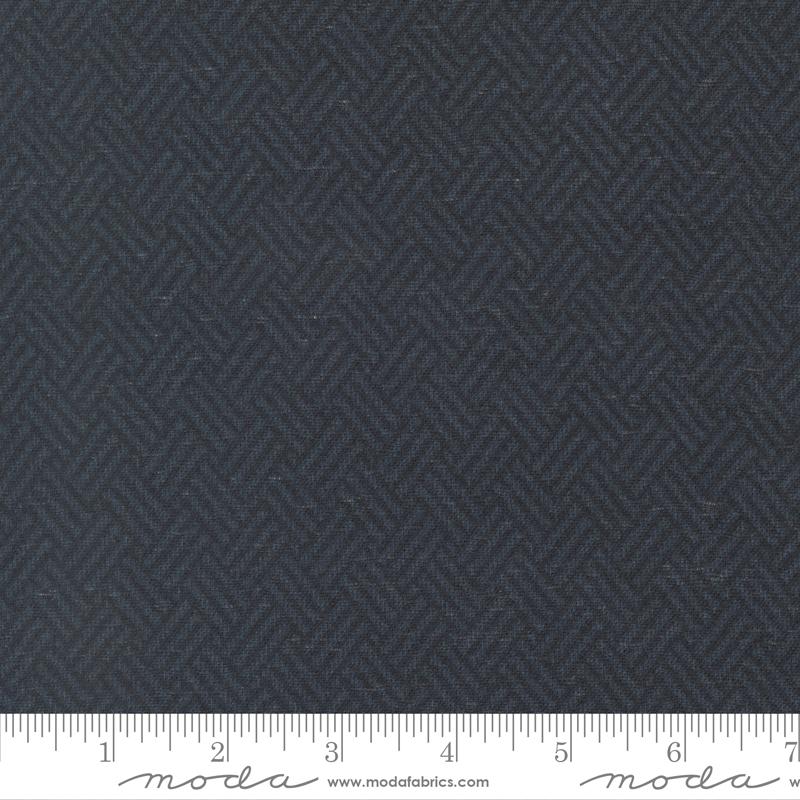 108" Prairie Gather Flannel Navy - 108033 18F