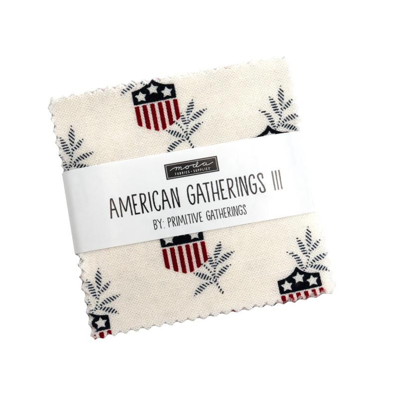 American Gatherings III - Mini Charm • Primitive Gatherings