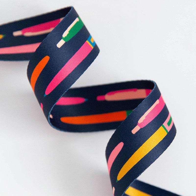 Webbing Pens In Navy 1.5" • Ruby Star