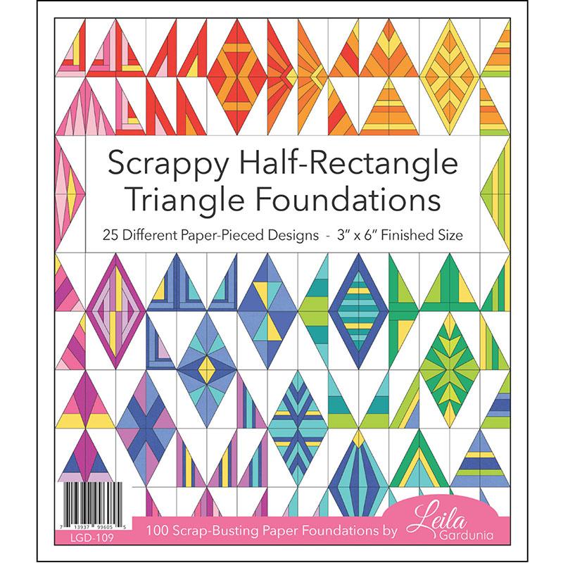 Scrappy Half-Rect Triangle - FPP LGD 109 Leila Gardunia