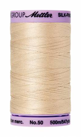 Silk-Finish 50wt Cotton 500M - Eggshell