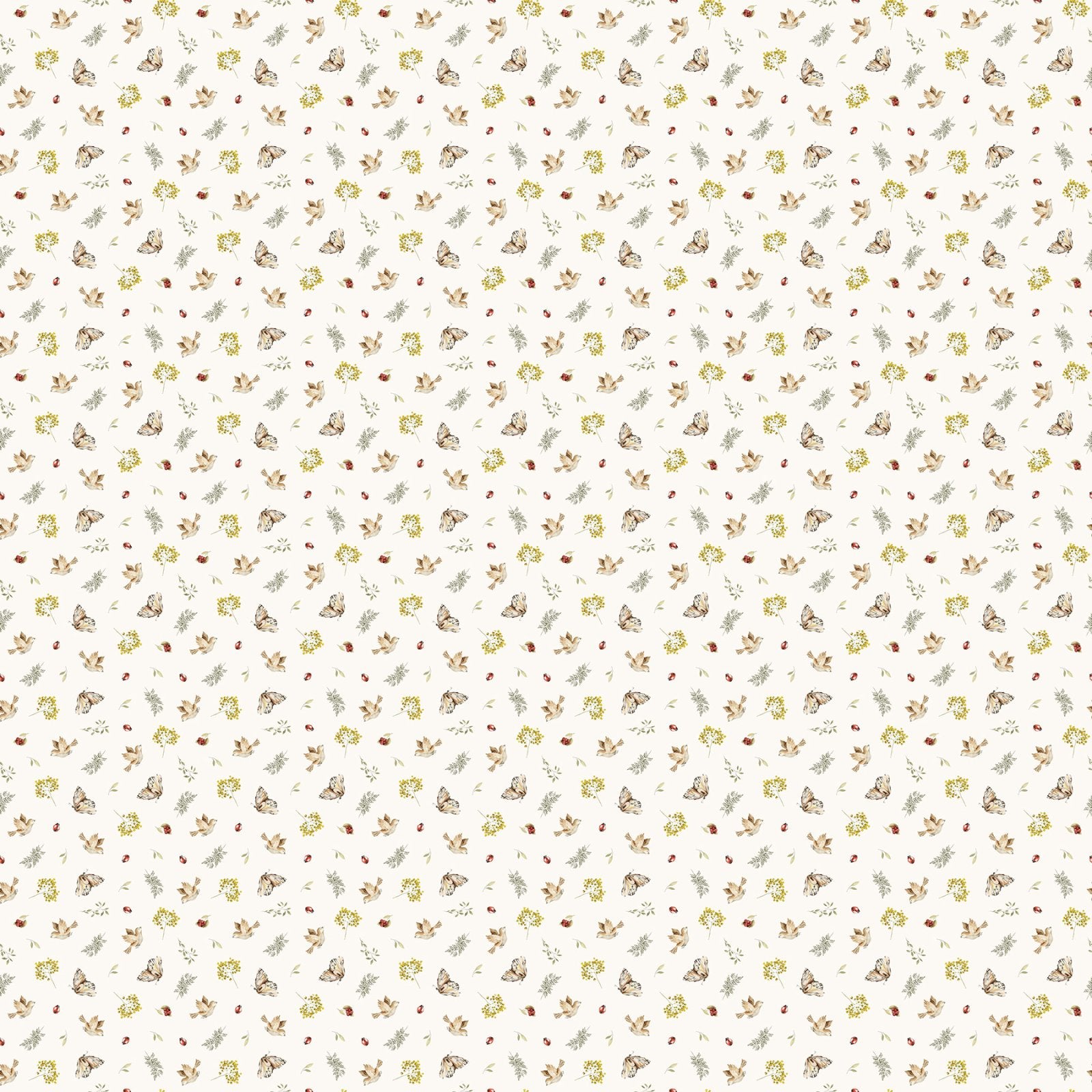 Story Book - Cream Birds