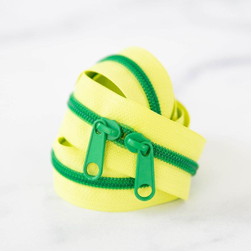 30" Zipper Lemon Lime - SSCZ14