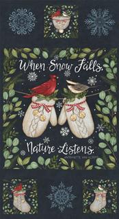 Night Sky Panel - 56178 13 • When Snow Falls by Deb Strain