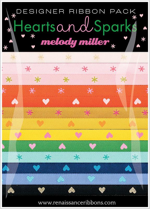 Designer Pack Hearts & Sparks - DP 155 Renaissanc Ribbon