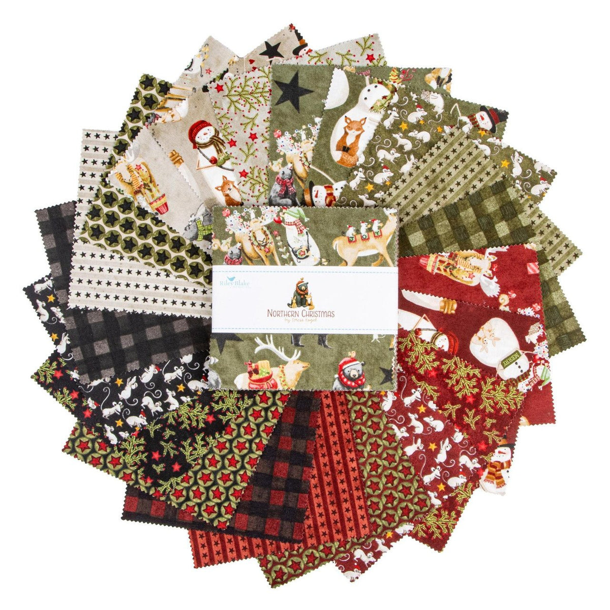 Northern Christmas 5" Squares • Teresa Kogut