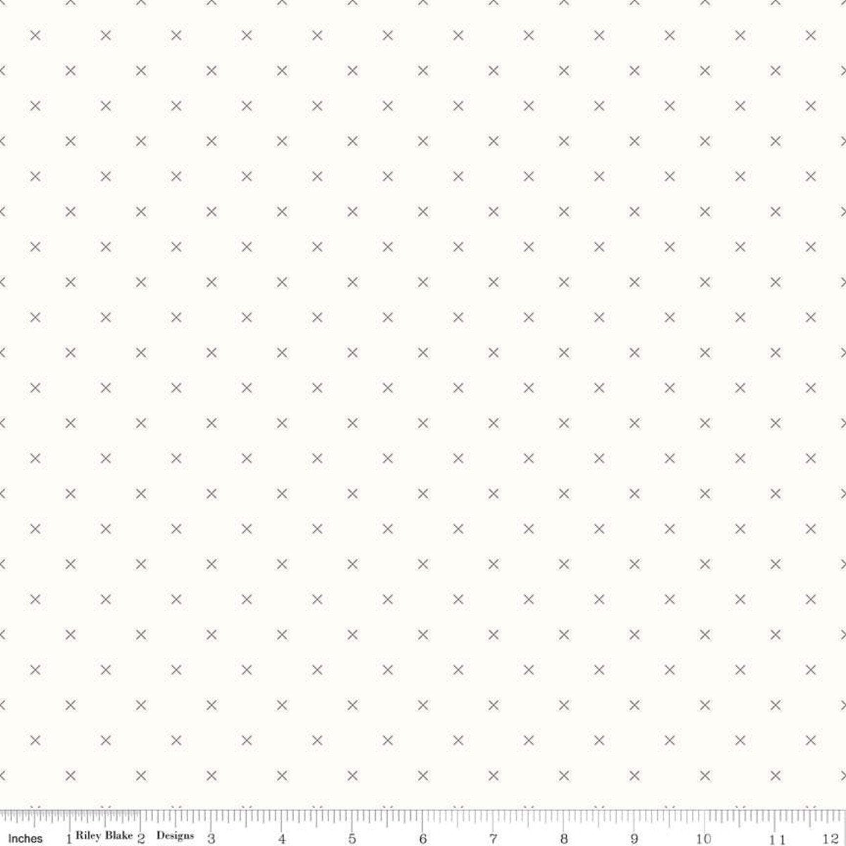 Backgrounds Cross Stitch - C6381-Gray • Lori Holt