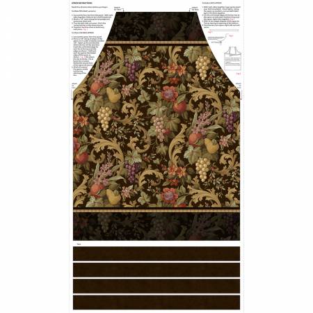 Multi 24in Fall Canvas Apron Panel