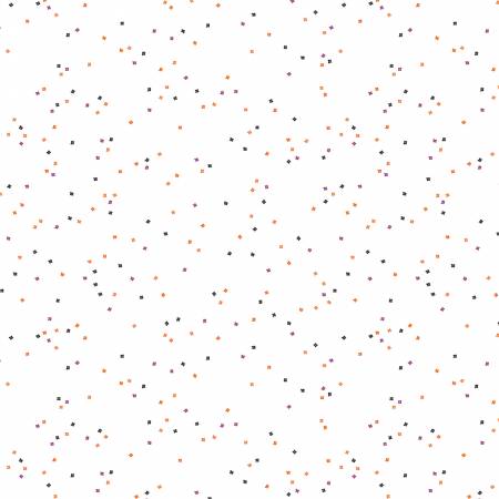 Blossoms On White In Color Trick or Treat • Riley Blake