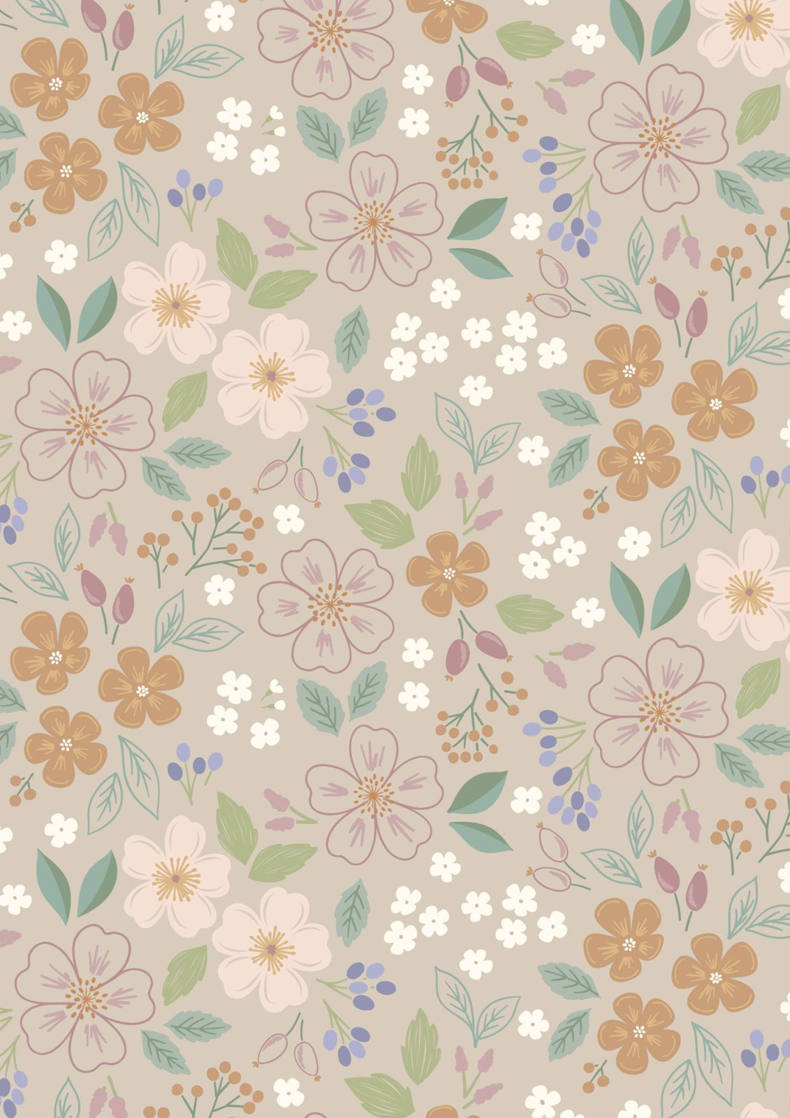 Sky Garden - Pale Taupe • Sky Garden by Cassandra Connolly