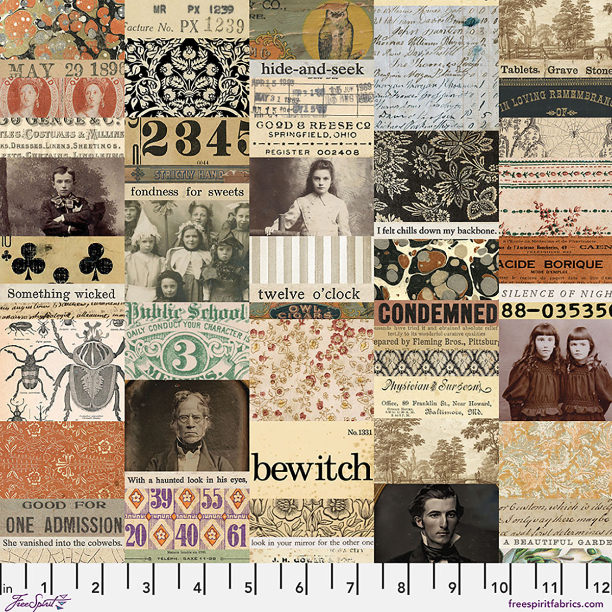 Halloween Collage - Canvas • Palette Seasonal Tim Holtz