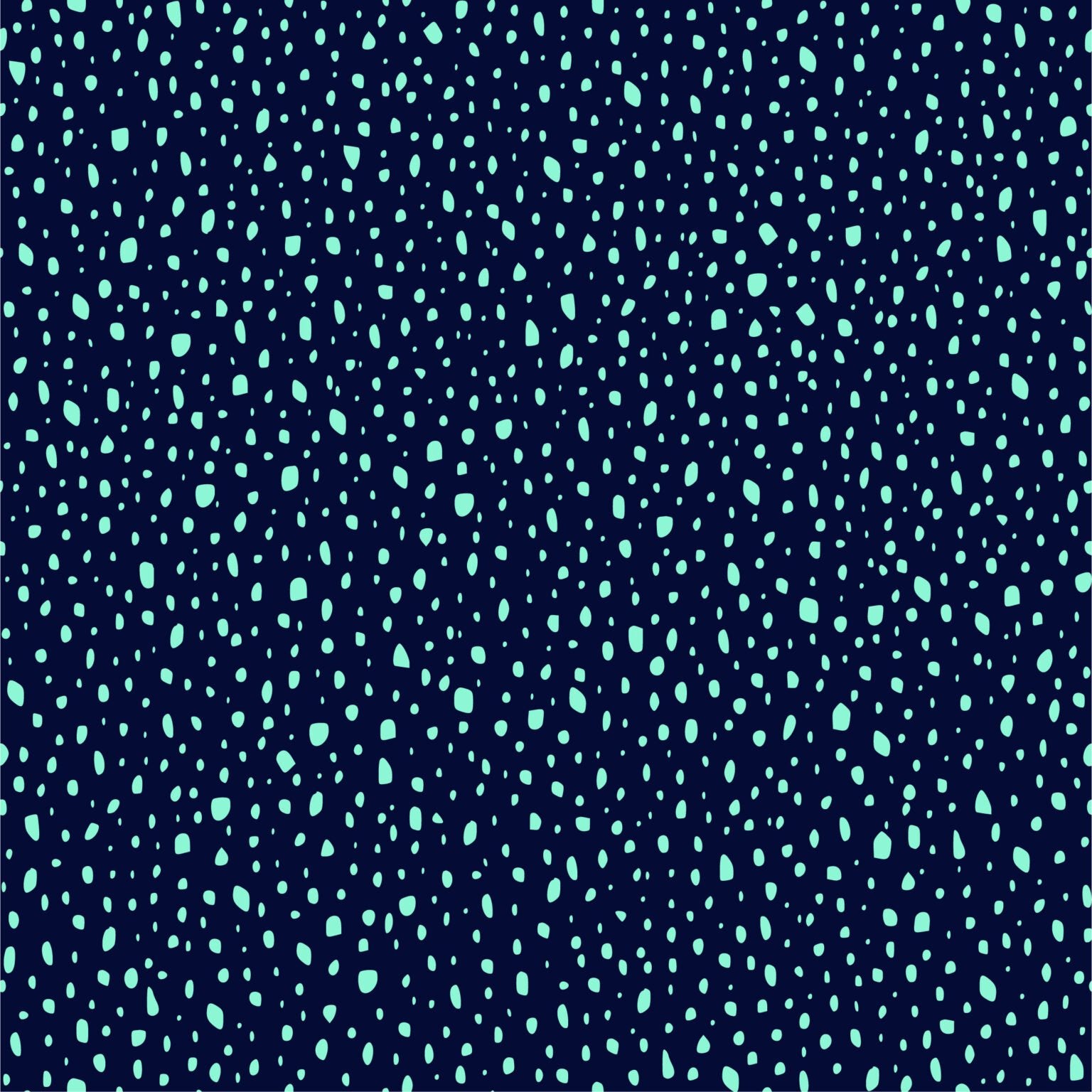 Aqua Dot on Navy - DB31 • Farmyard Collection by Delphine Brooks