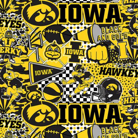 NCAA-Iowa Cotton Pop Art • Skytel Enterprises