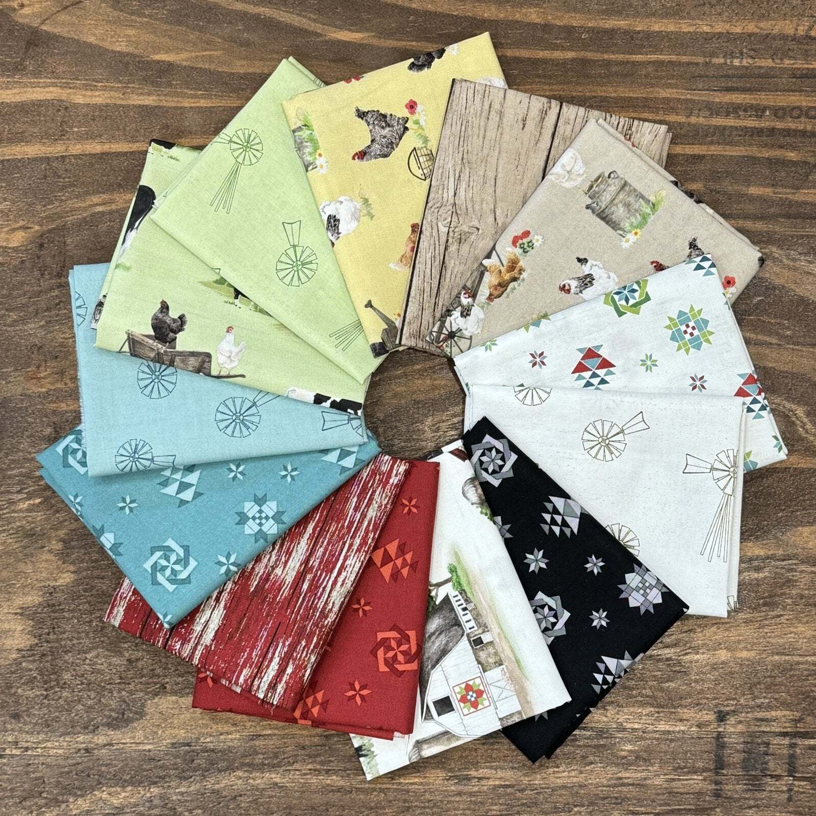 Spring Barn Quilts 13 FQ Bundle