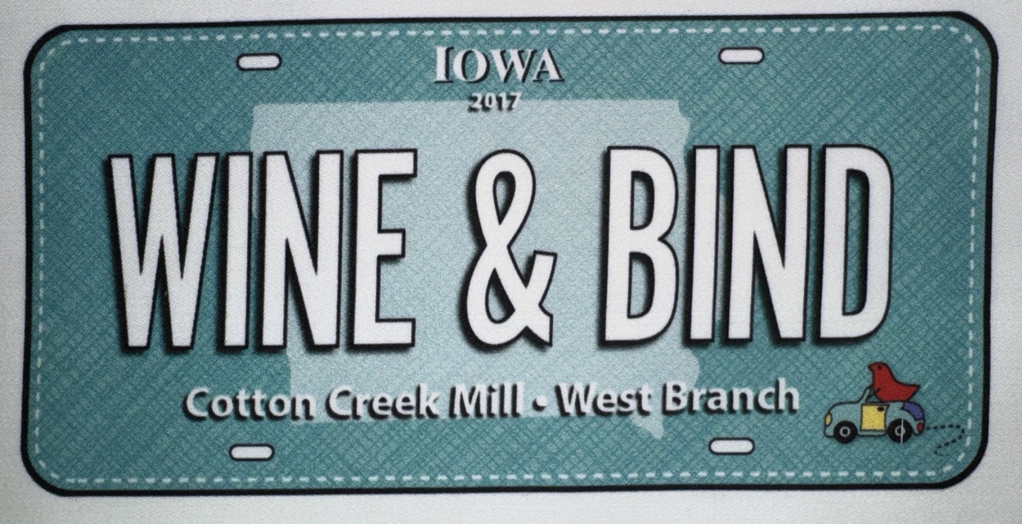 RxR | 2017 Licence Plate • Wine & Bind