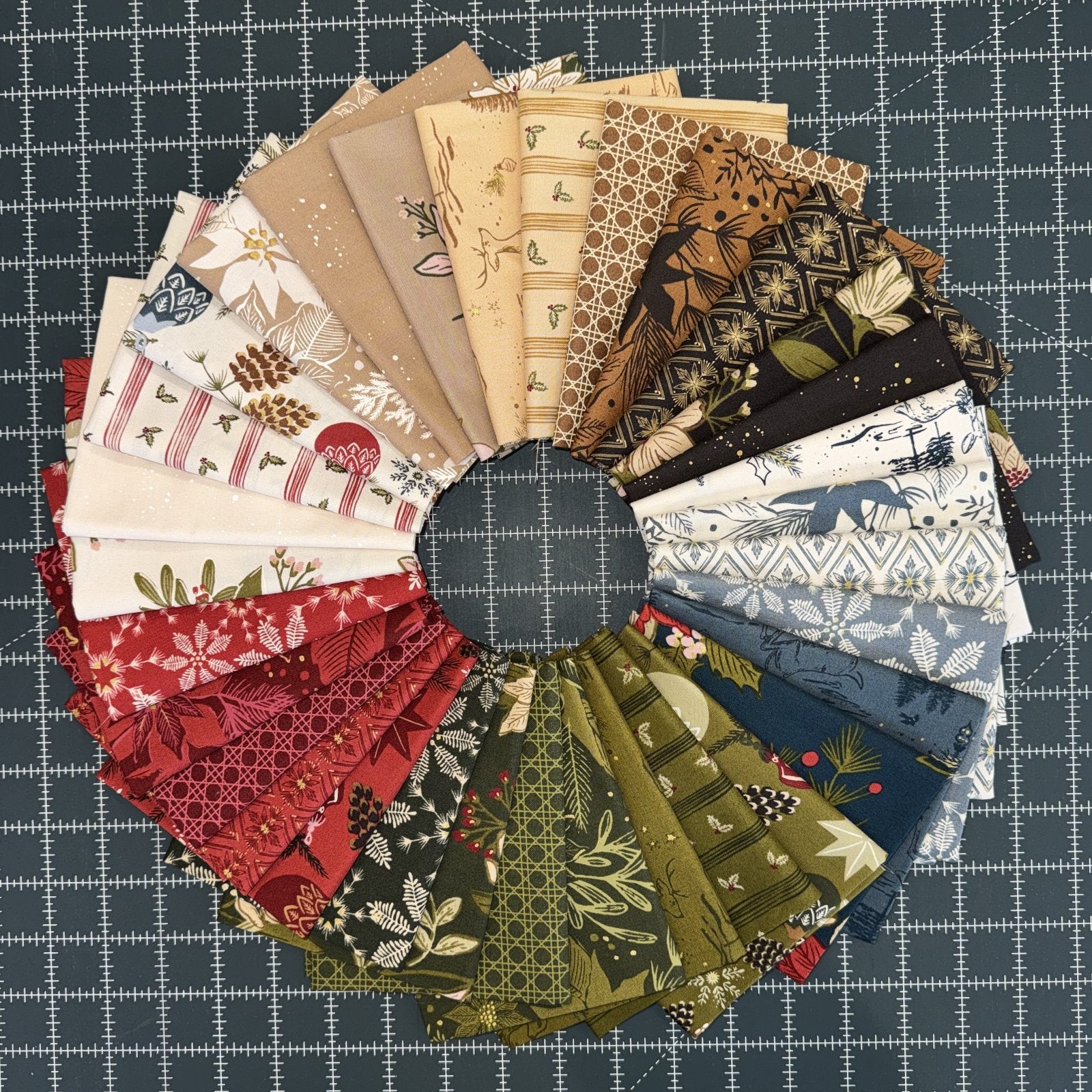 Old World Yuletide 32 Petite FQ Bundle • Fancy That Design House